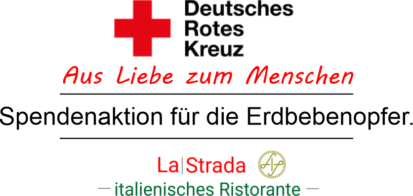 Spendenaktion für die Erdbebenopfer. Rotes Kreuz und La Strada Limburg